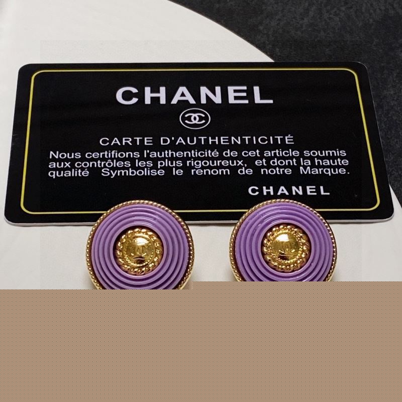 Ch*el earrings